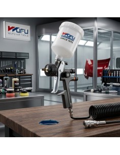 WUFU RF2006R Бояджийски Пистолет с Горно Казанче 600ml | Auto-Colors