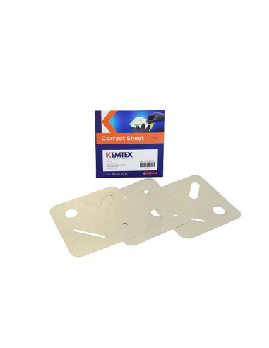 Kemtex Stainless Steel Protective Plate for Corrections (3 pcs.) | Auto-Colors